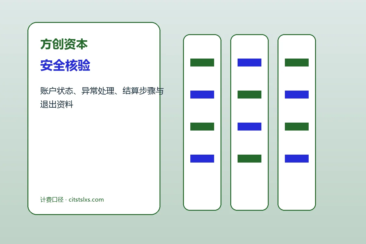 方创资本客户支持与服务流程示意